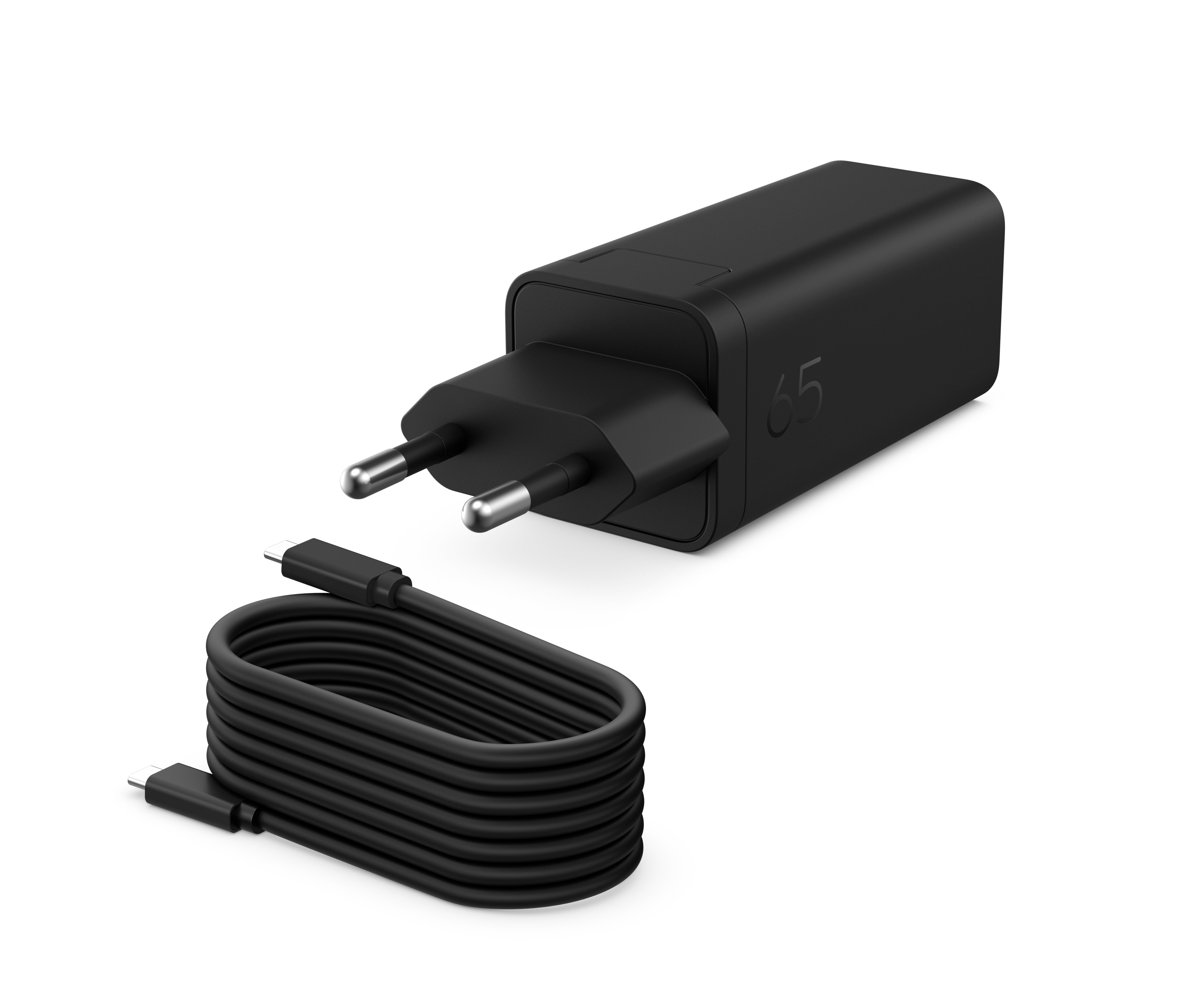 EAN 0199642432321 - HP 65W GaN Wall Charger adaptador e inversor de corriente Universal Negro imagen 1