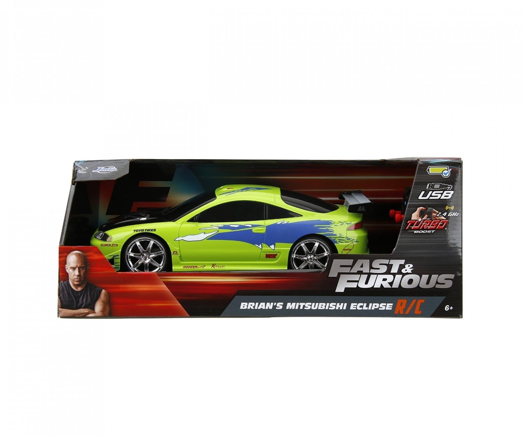 Jada Fast & Furious Rc 1995 Mitsubishi 1:16        253206014