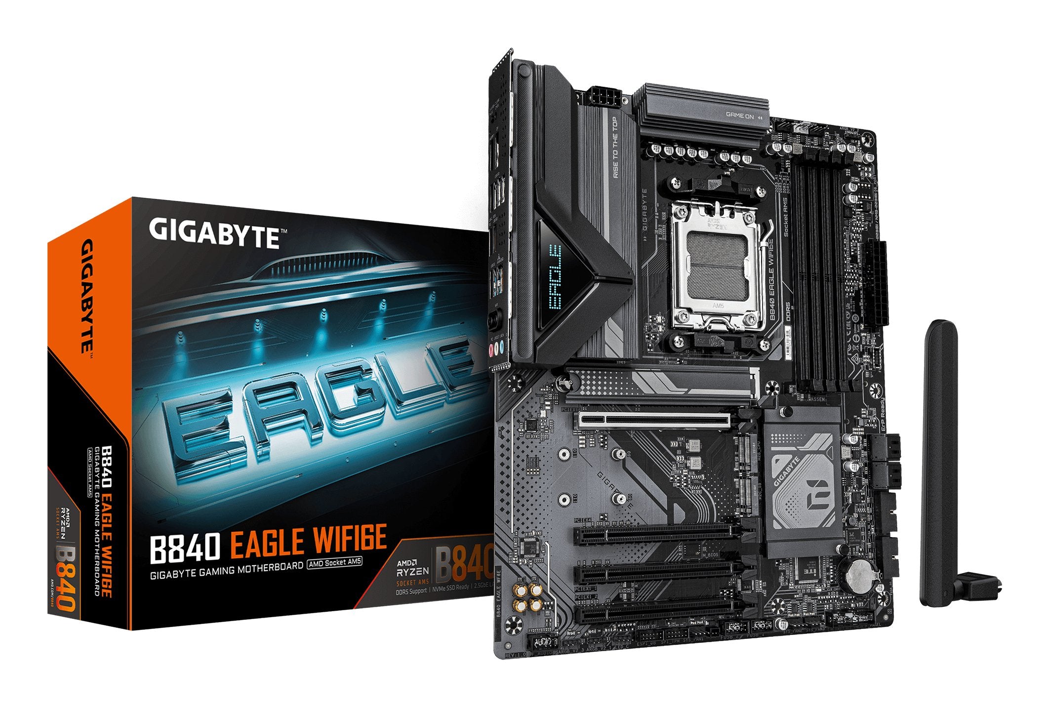 EAN 4719331876975 - GIGABYTE B840 EAGLE WIFI6E AMD B840 Zócalo AM5 ATX imagen 1