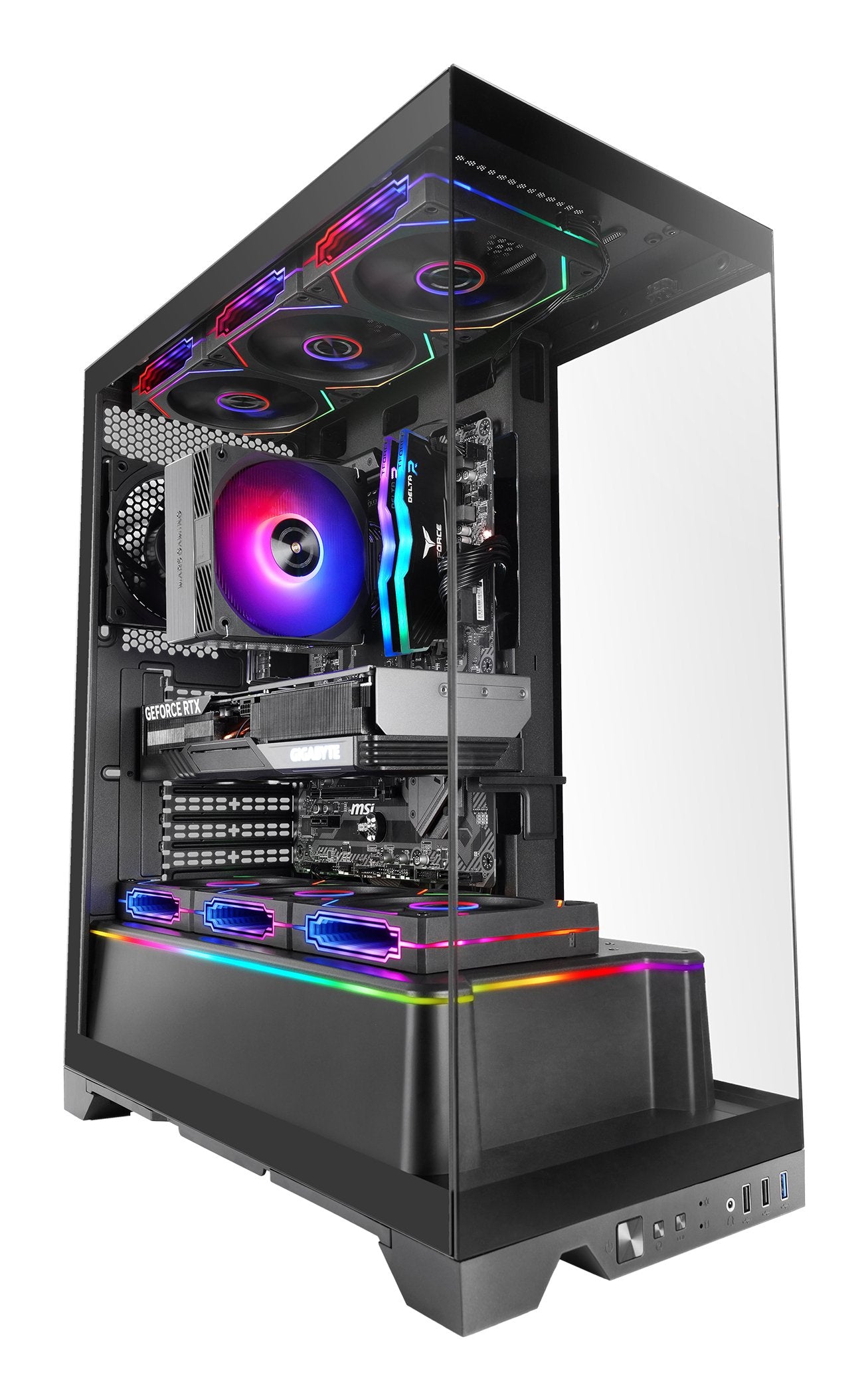 EAN 8435693112983 - Mars Gaming MCPRISMA carcasa de ordenador Midi Tower Negro imagen 1