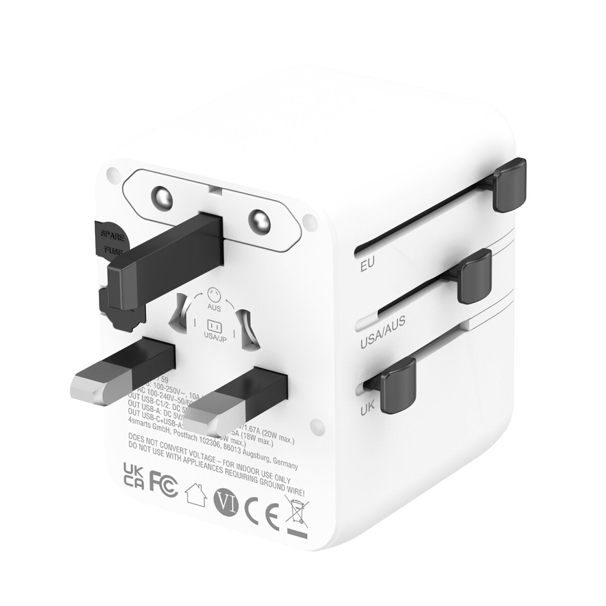 Adapter Podrózny 20w Gan Nomad 2xusb-C + 1xusb-A