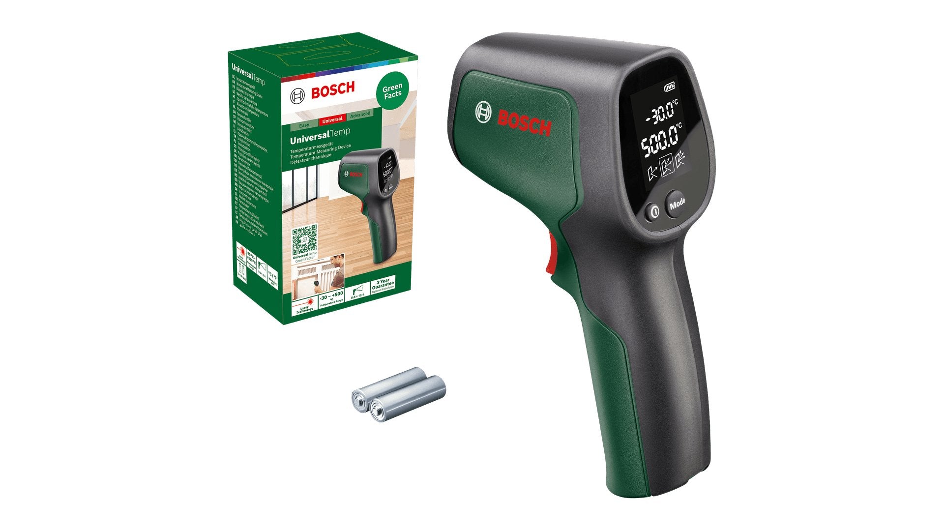 EAN 4059952648262 - Bosch UniversalTemp Negro, Verde °C -30 - 500 °C Pantalla incorporada imagen 2