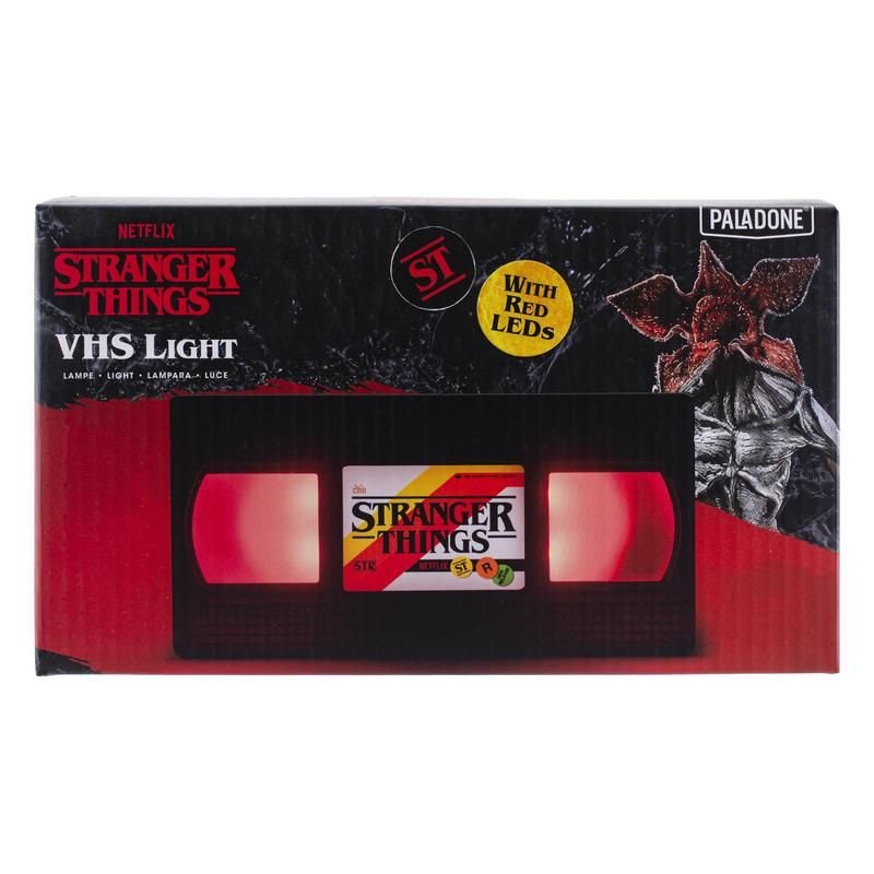 Lámpara Stranger Things Vhs Logo Paladone Redstring Pp9948st