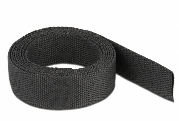 Tubo Termorretráctil De Tela Delock 2 Mx 16 Mm Tasa De Contracción 2: 1 Negro