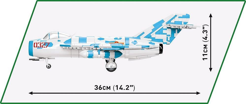 Cobi Mig-17 Código De La Otan "Fresco", Toys De Diseño Cobi-2424