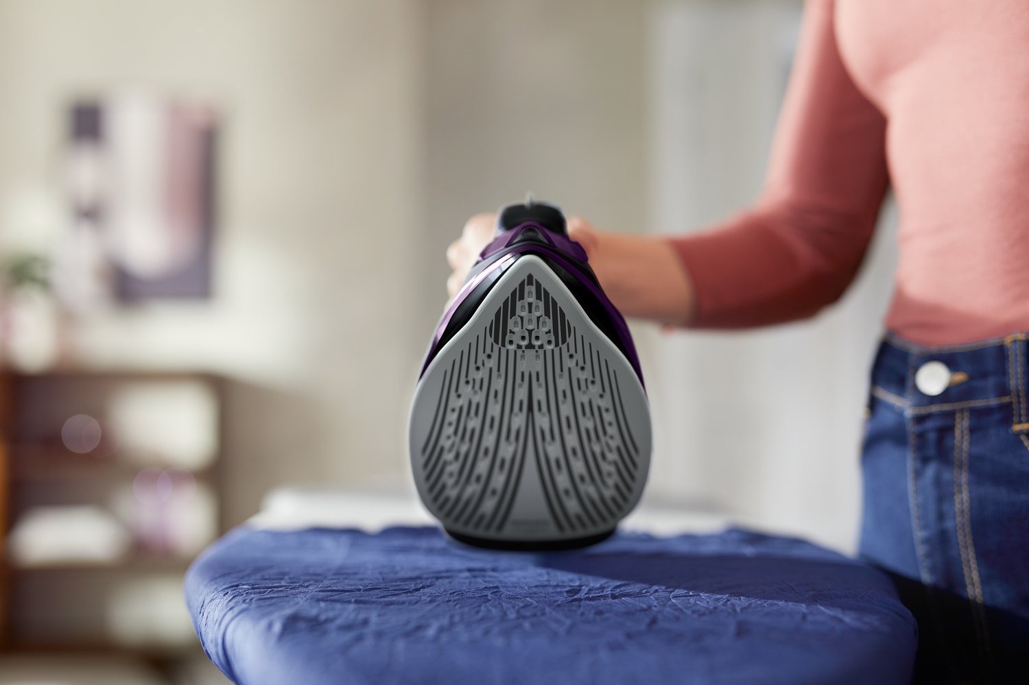 EAN 8710103968214 - Philips 5000 series DST5030/80 plancha Plancha a vapor Suela SteamGlide Plus 2400 W Violeta imagen 8