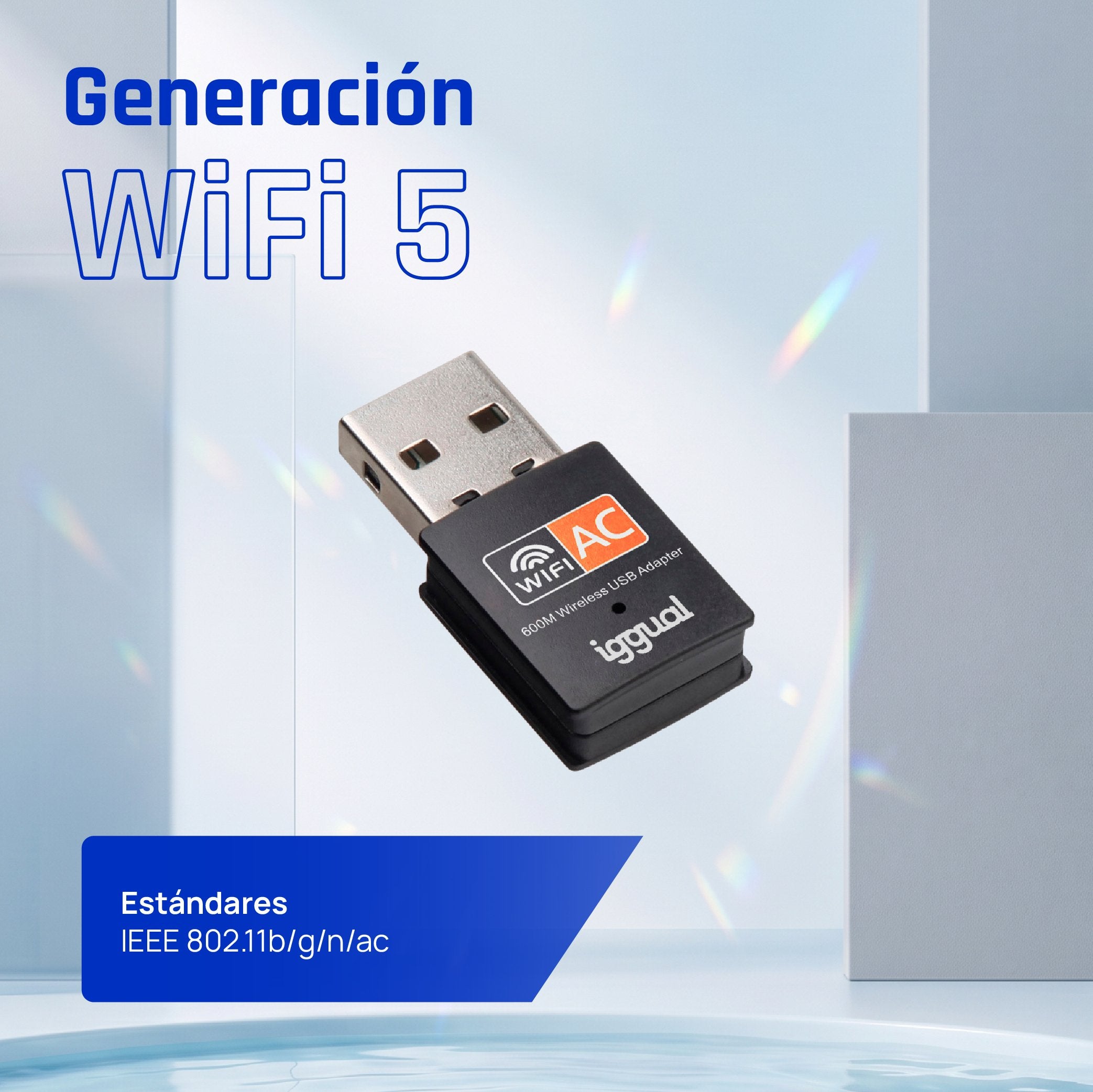 EAN 8435364320471 - iggual IGG320471 adaptador y tarjeta de red WLAN 600 Mbit/s imagen 6