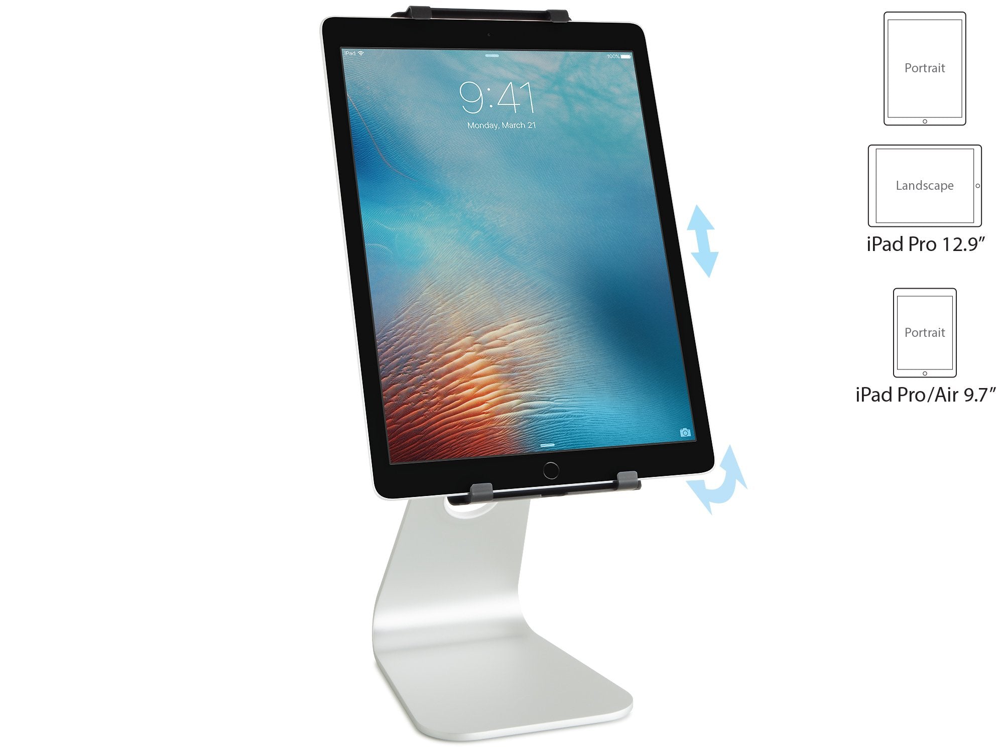 Mstand Tabletpro, 9.7 Silver Ipad Pro/Air 9.7"
