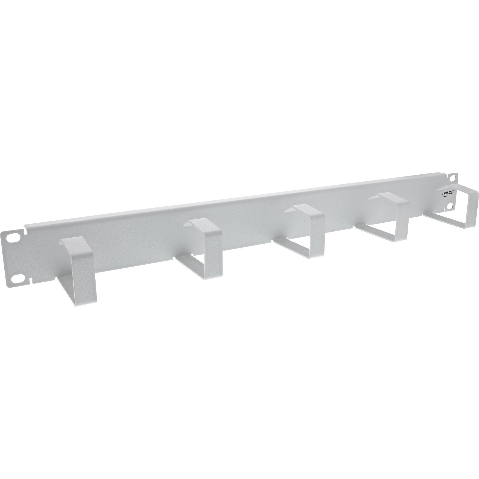 Panel De Gestión De Cables Inline De 19", 5 Soportes Pequeños, Ral7035, Gris