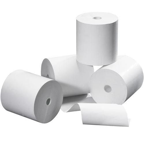 76x80x12 - 55m 60gr Wood-Free Paper Roll White, Plain 10000012