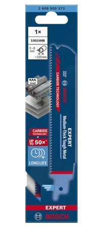 Hoja De Sierra De Sable Bosch Professional Expert 'Medio Duro Duro Medio' S 955 Hhm Longitud 150 Mm 2608900373