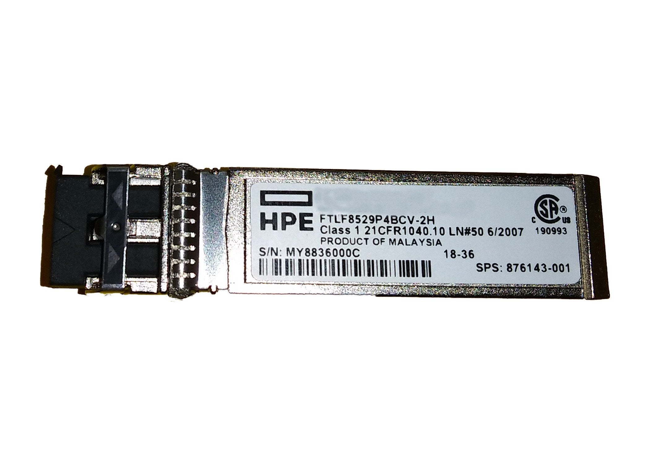 Hpe Sfp (Mini-Gbic)-Transceiver-Módulo - 8 Gb Fibre Channel (Sw)