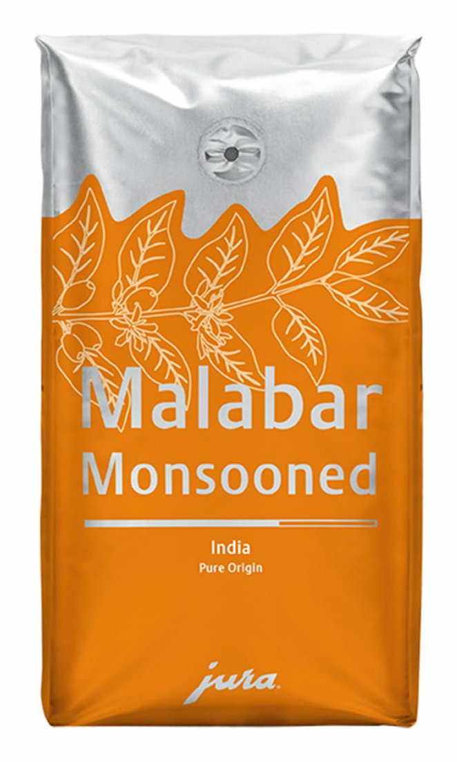 Jura Kaffeebohnen 250g Malabar Monsooned Indien Pure Origin