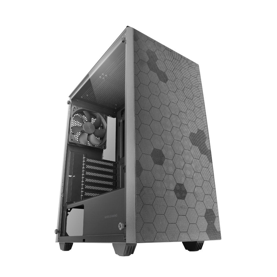Caja Gaming Semitorre Mars Gaming Mc-Q3 Negra