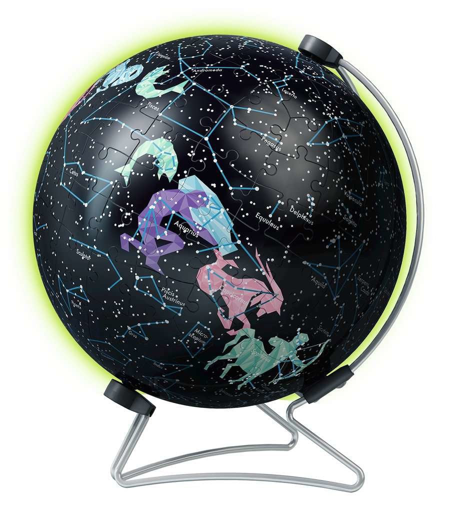 Ravensburger Puzzle 3d Globo Estelar Que Brilla En La Oscuridad 11544