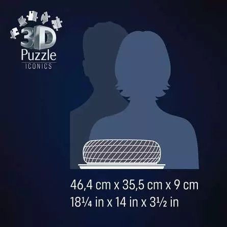 Ravensburger 3d Puzzle Iconics: Allianz Arena - Mit Licht (216 Teile) 12008033