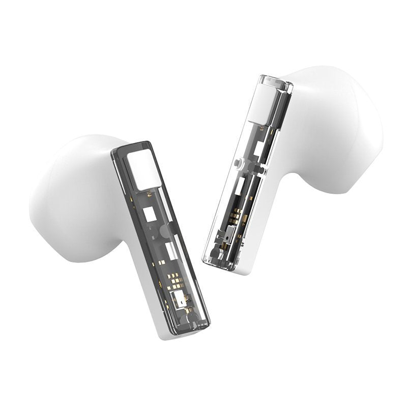 Cool Auriculares Stereo Bluetooth Dual Pod Earbuds Vision Blanco
