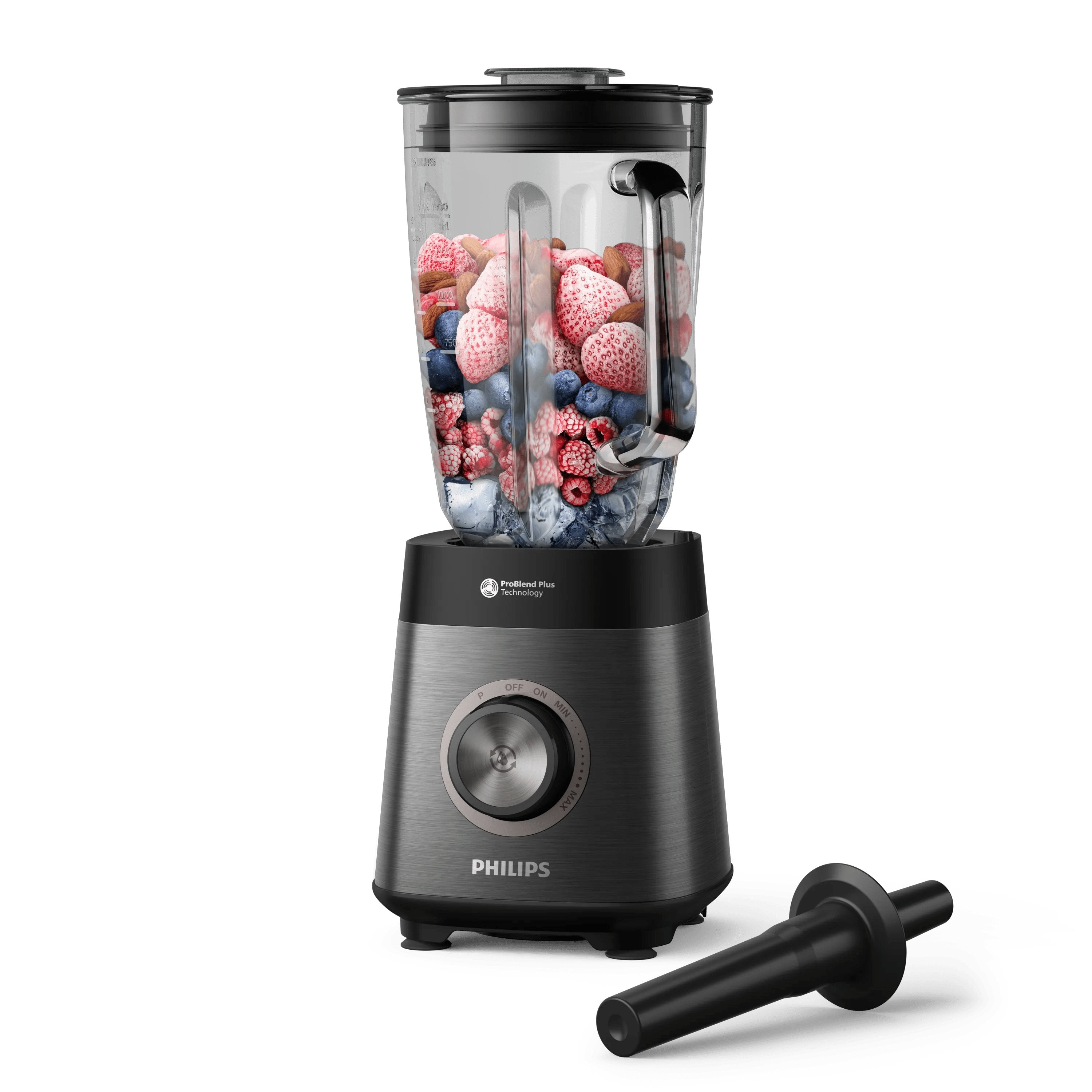 EAN 8720389032578 - Philips 5000 series HR3040/00 licuadora 2 L Batidora de vaso 1200 W Negro imagen 1