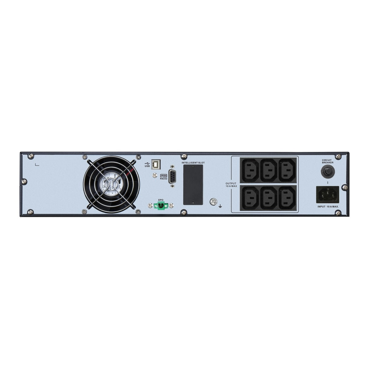 Apc Easy Ups On-Line - Usv (Rack - Montable) - Corriente Alterna 230 V - 900 Watt - 1000 Va - 1-Fásico - 1 X Batería - Lithium-Ionen - Rs-232, Usb - Conexiones De Salida: 6 - 2u - 48.3 Cm (19")