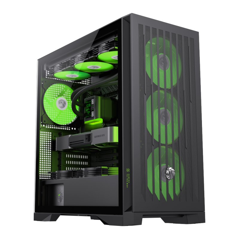 Caja Pc Gamemax  Case  Leader 2 Bk  E-Atx