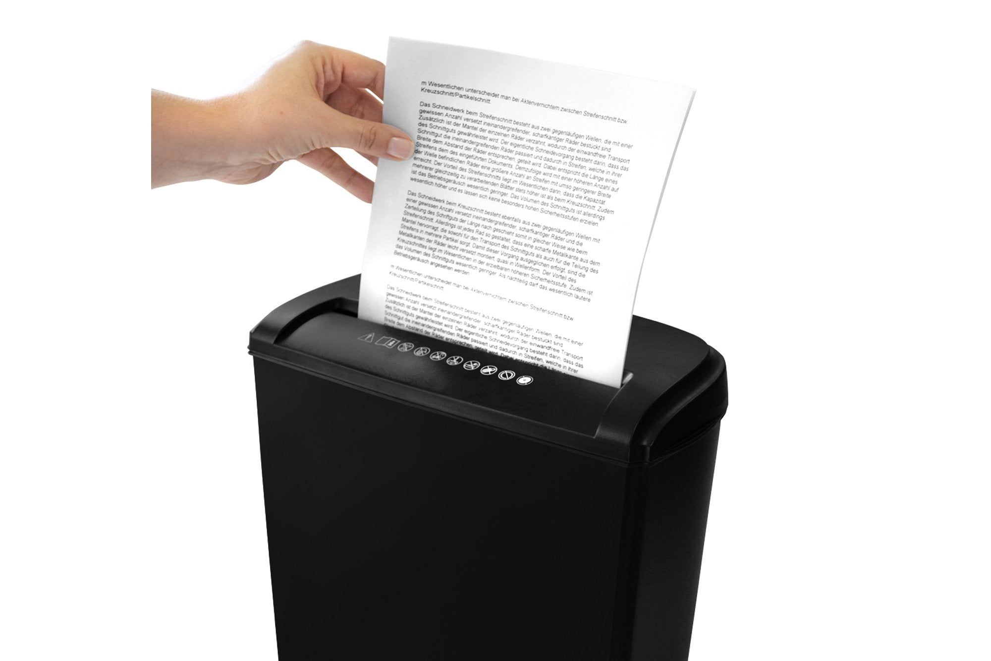 Digitus Da-81606 Triturador De Papel Corte Cruzado 22 Cm 74 Db Negro
