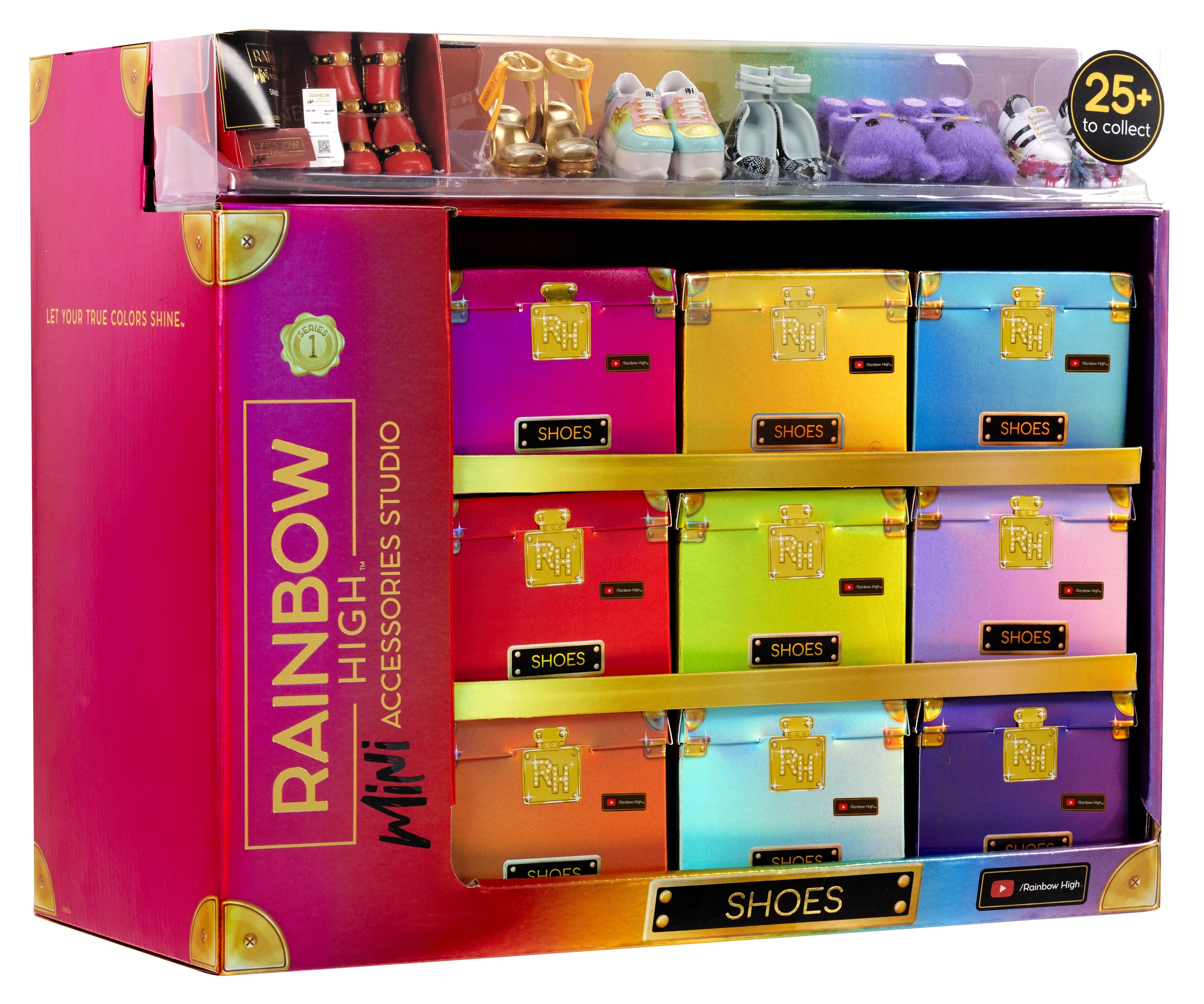EAN 0035051586074 - Rainbow High Accessories Studio Series 1, S Assortment in PDQ Zapatos de muñeca imagen 22