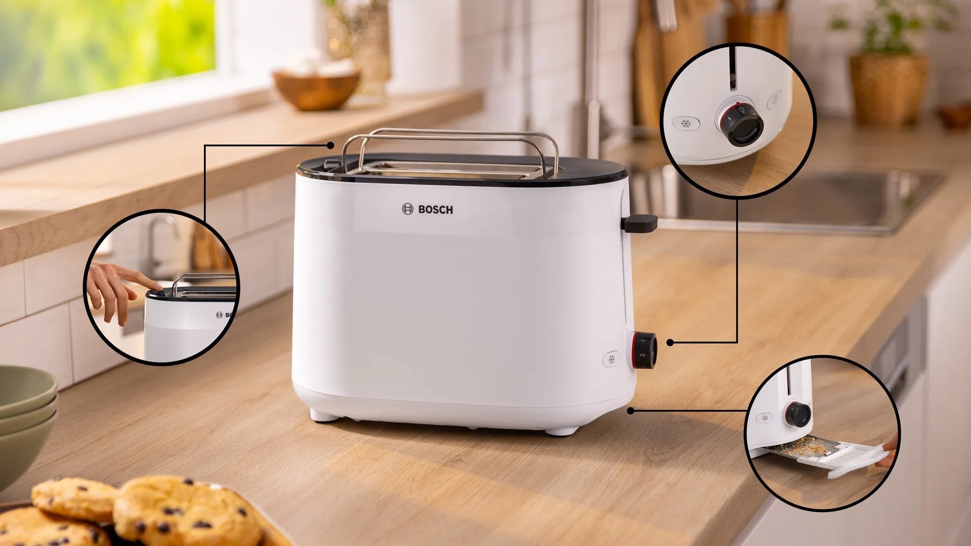 Tostadora Bosch Tat2m121 Blanco