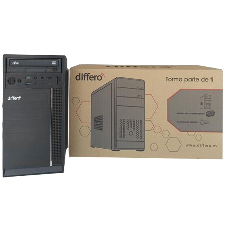 Pc Differo V15 I3-12100 8gb Ssd 500nvme No Dvd Usc-C Trasero