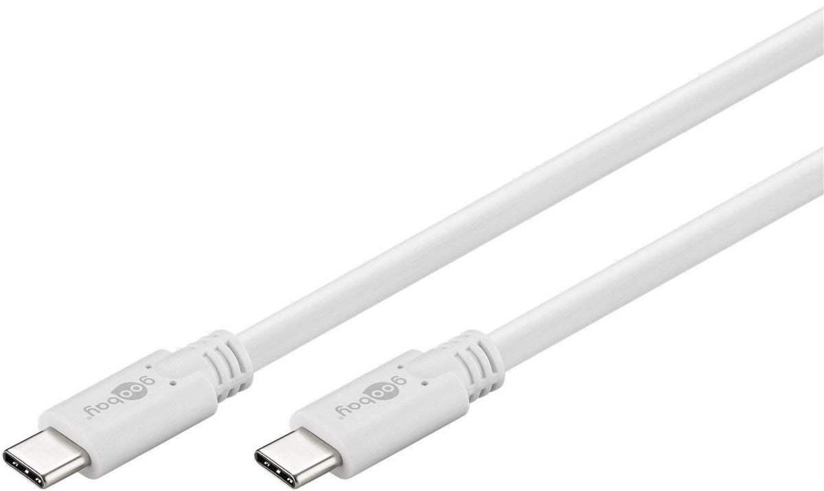 Goobay 67193 Cable Usb Usb 3.2 Gen 1 (3.1 Gen 1) 0,5 M Usb C Blanco