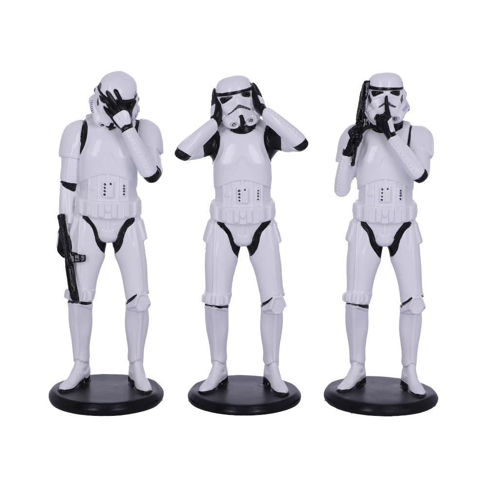 Figura - Tres Stormtroopers Sabios  14 Cm