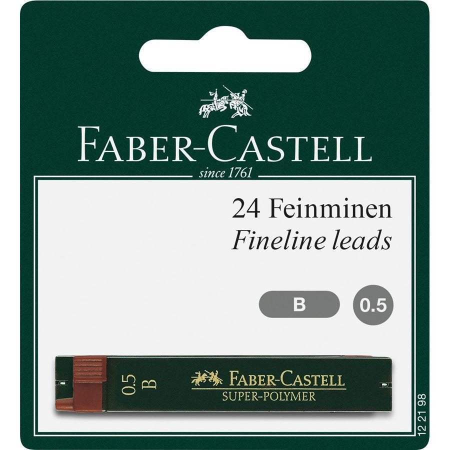 Faber-Camell Feinmine Super-Polymer 0,5mm B 2x Bk