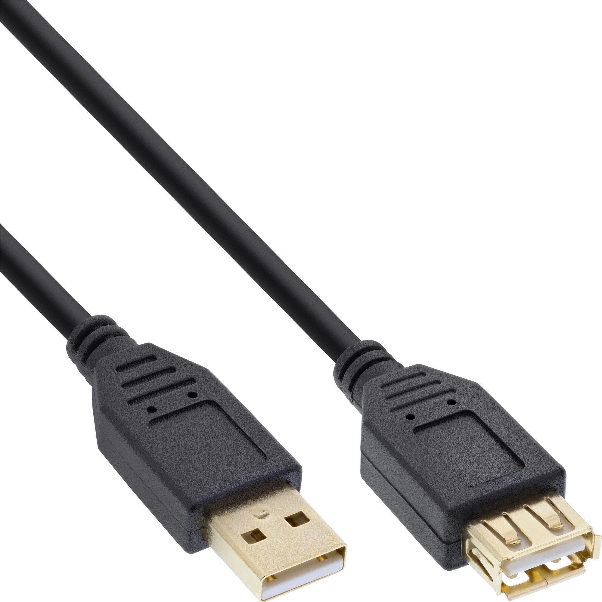 Cable De Extensión Inline Usb 2.0 Tipo A Macho A A Hembra Negro 1,5 M