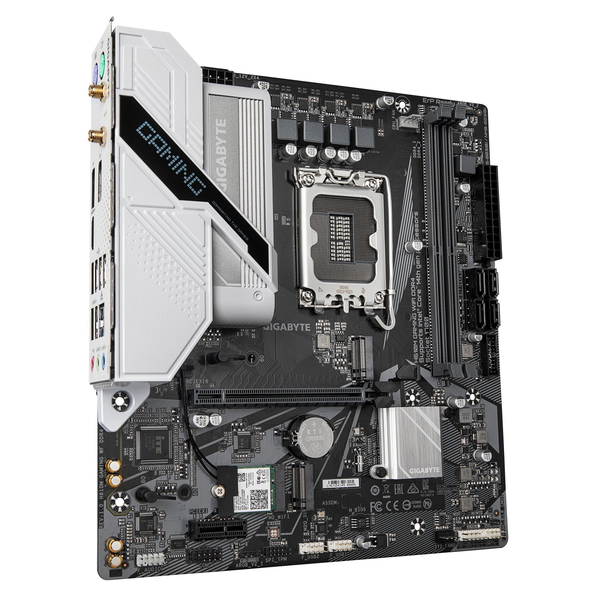EAN 4719331861766 - GIGABYTE H610M GAMING WF DDR4 placa base Intel H610 Express LGA 1700 micro ATX imagen 3