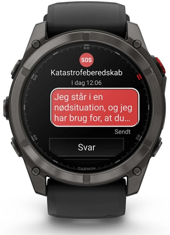 Garmin Fenix 8 Pro 3,56 Cm (1.4") Amoled 51 Mm Digital 454 X 454 Pixeles Pantalla Táctil Negro, Gris, Titanio Wifi Gps (Satélite)
