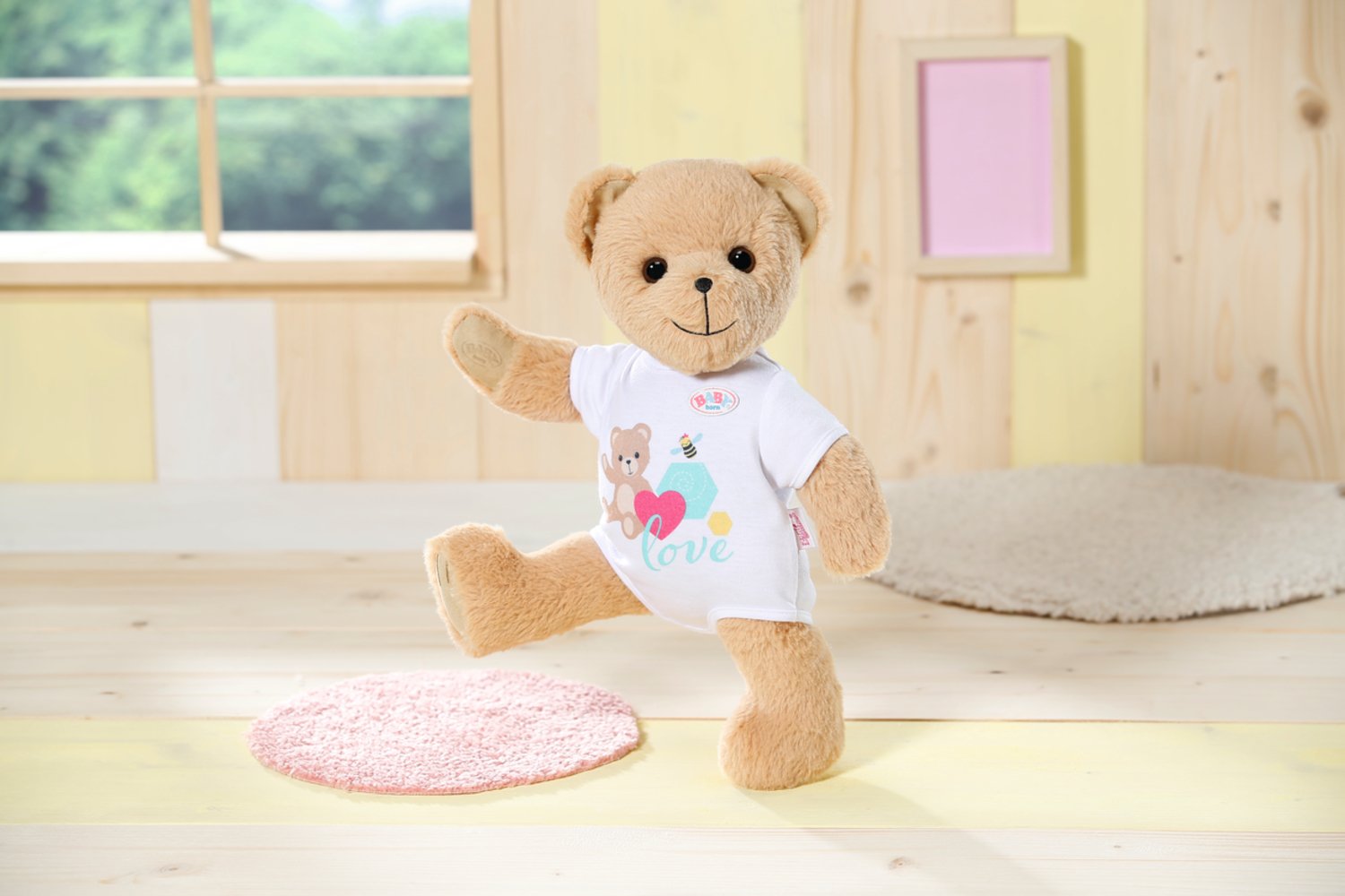 Muñeco Peluche Osito Blanco Baby Born 36cm