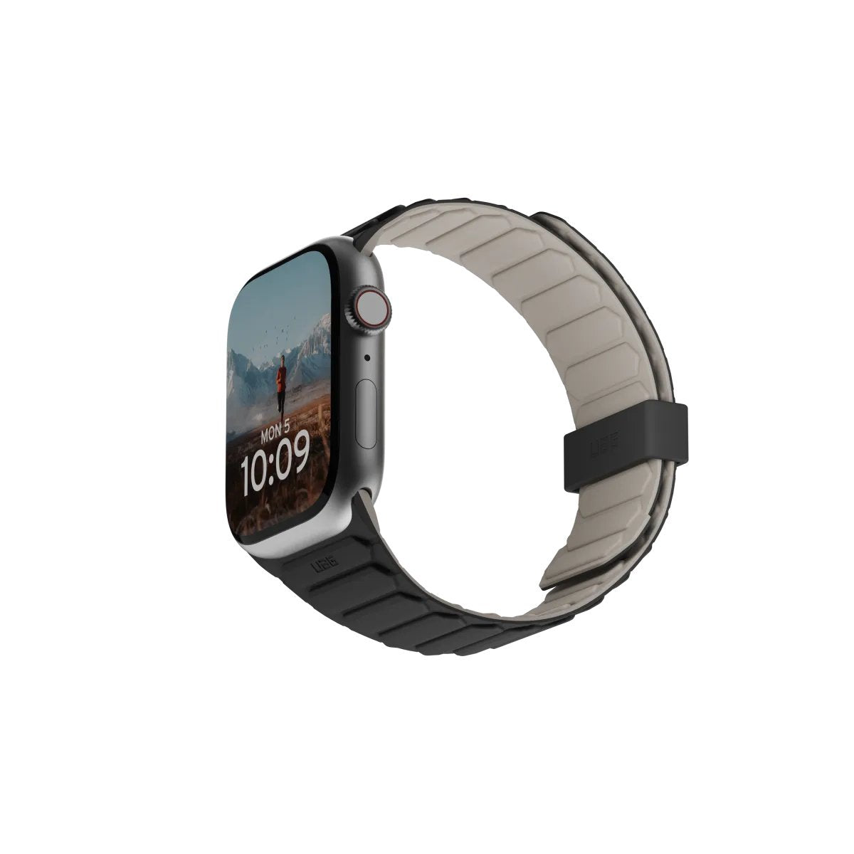 Uag Pathfinder Loop Para Reloj Inteligente 150 200 Mm Negro Titanio Para Apple Watch Hermès Series 9 Se 3 Series 10 Series 11 Series 9 Ultra 2 Ultra 3