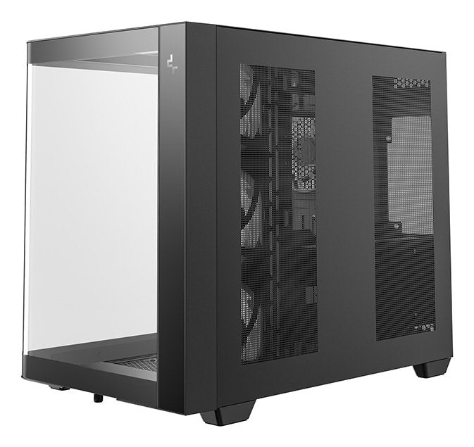 Caja Pc Deepcool Cg530u 4f Negra, Vitrina De Cristal Curvado R-Cg530u-Bkaga4-G