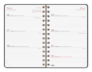EAN 8422952405429 - Finocam 762000126 agenda Agenda semanal Negro imagen 5