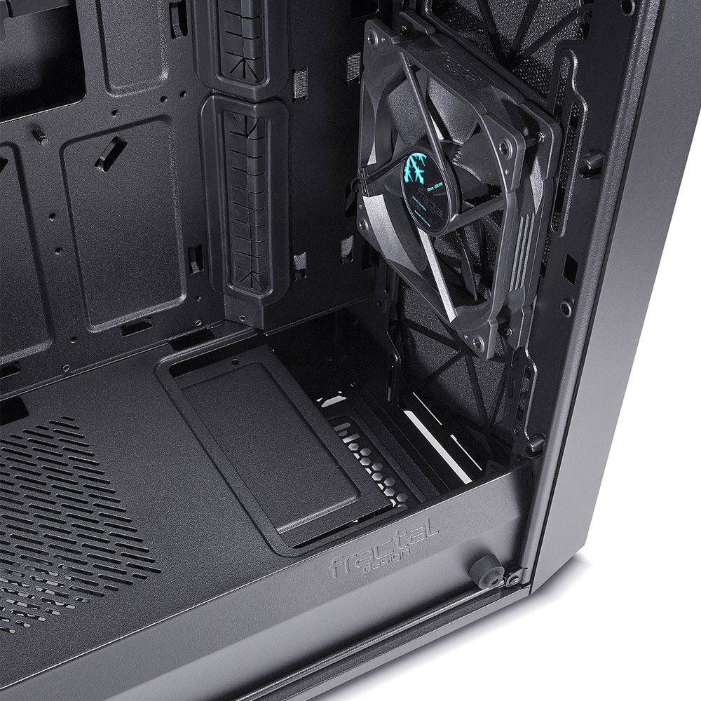 Caja Pc Fractal Design Meshify C Blackout Ventana Cristal Templado Atx, Midi-Tower, Pc, Atx,Itx,Micro-Atx, Negro, 17,5 Cm, 31,5 Cm