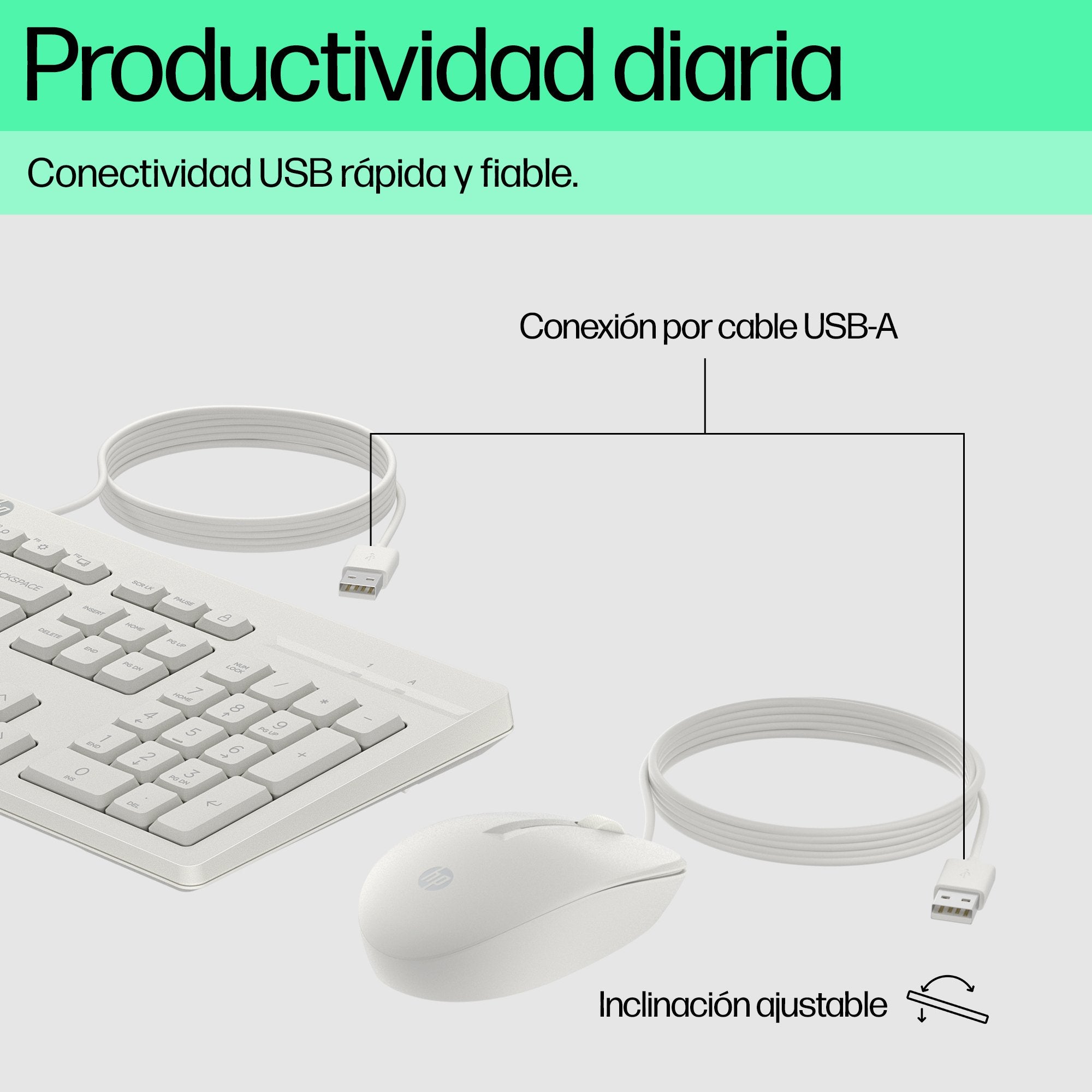 Hp 225 Wired Mouse And Kb G2 Cwh Sp