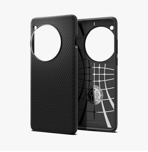 Oneplus 12 Liquid Air Matte  Black Mobile Phone Case 17.3