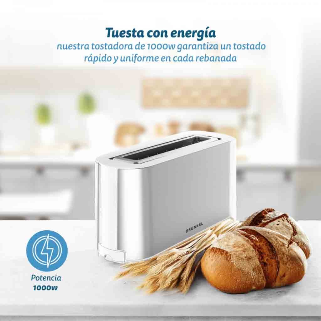 EAN 8426156017471 - Grunkel TS-MAXISTEEL tostadora 6 2 rebanada(s) 1000 W Acero inoxidable imagen 2