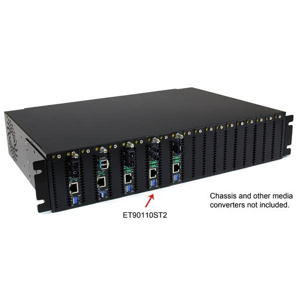 Startech.Com Conversor De Medios Ethernet 10/100 Mbps  A Fibra Multi Modo Conector St - 2km 2 Años