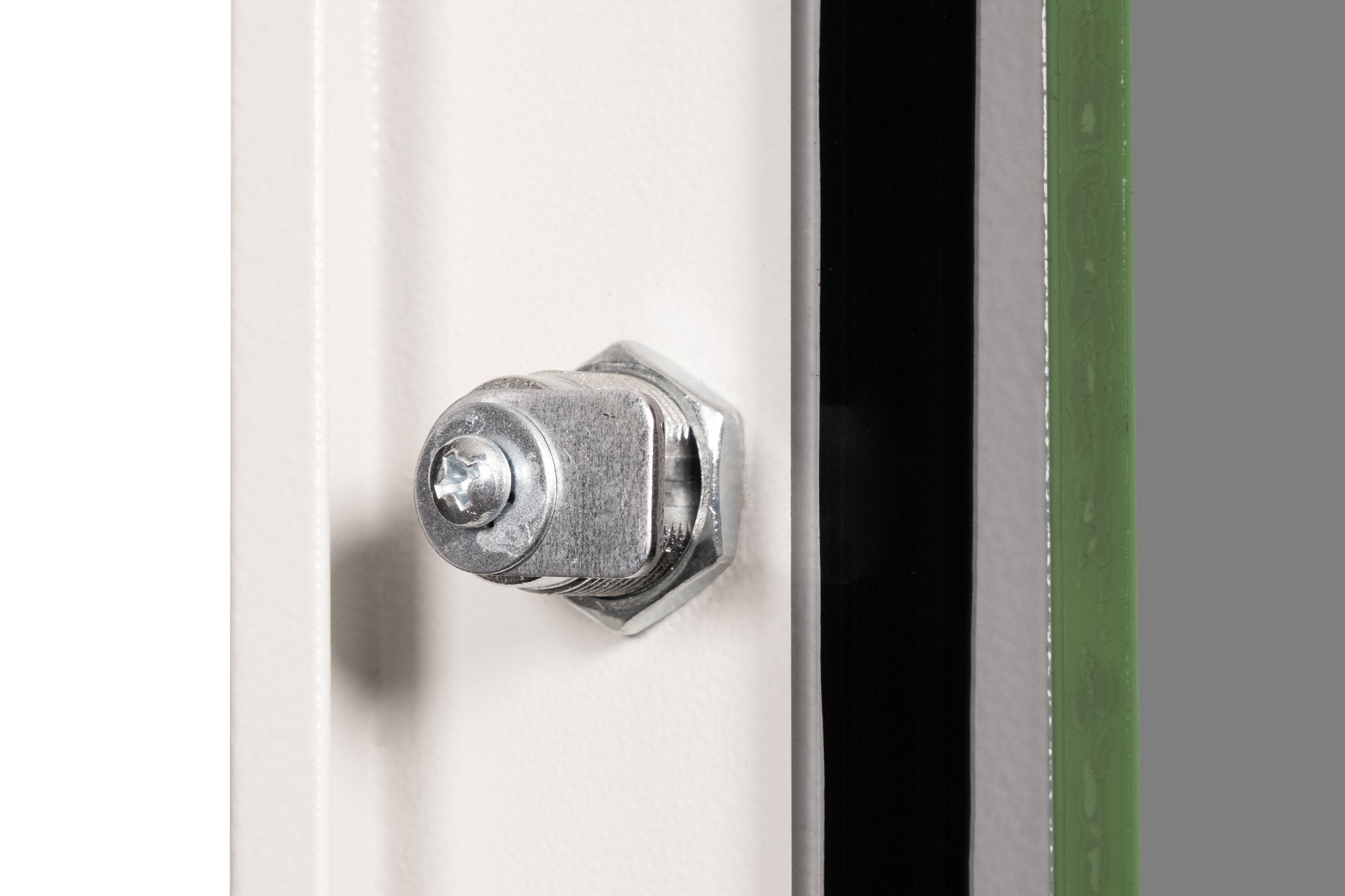 Puerta Frontal De Cristal Para Armario Mural De 19" 16u Unique Color Gris (Ral 7035)