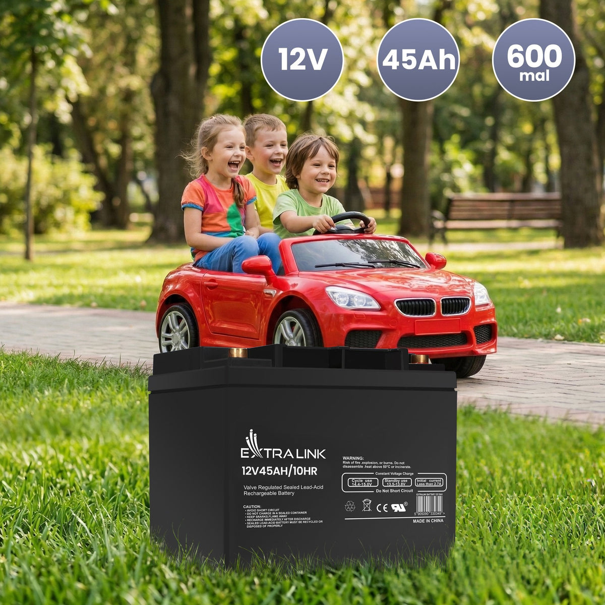 Extralink Akumulator Battery Accumulator Agm 12v 45ah Sealed Lead Acid (Vrla)
