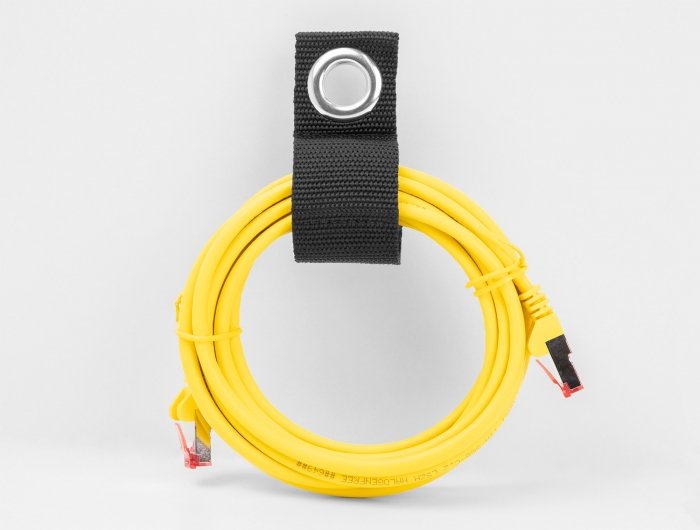 Delock Cinturón De Velcro L 508 X B 50 Mm Negro 5 Piezas