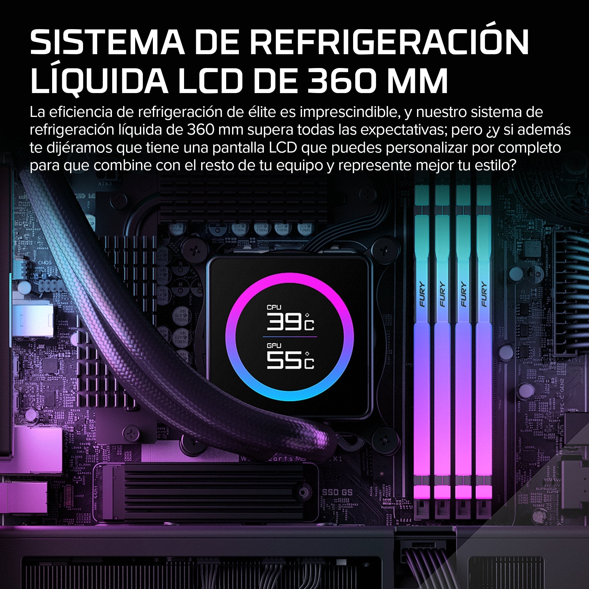 Pc Sobremesa Hyperx Omen Max 45l Gt24-0001ns Intel Core Ultra 7 270k Plus 32gb 2tb Ssd Rtx 5080 Windows 11 Wifi7