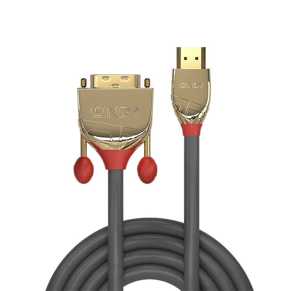 EAN 4002888361972 - Lindy 36197 adaptador de cable de vídeo 5 m HDMI tipo A (Estándar) DVI-D Gris imagen 2