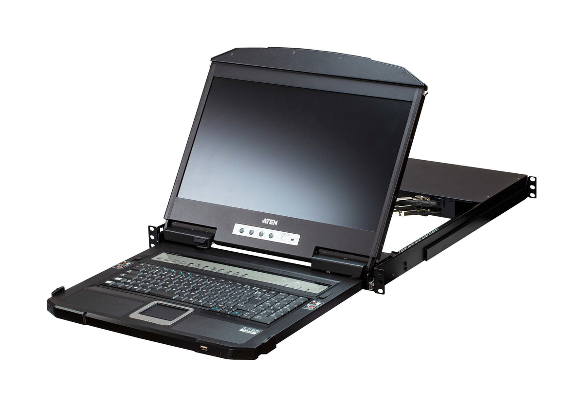 4-Port Usb Hdmi Multi-View Dual Rail Widescreen Lcd Kvm Cl3884nw-Ata-Sg