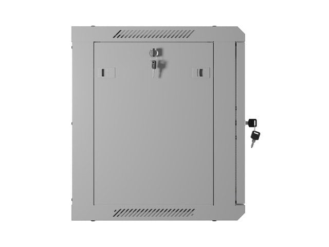 Lanberg Wall-Mount Rack 19" 9u 600x450 Perforated Grey Flat Pack